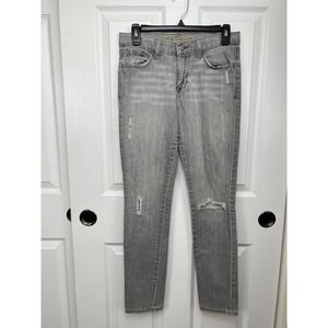 Old Navy The Sweetheart Distressed Gray Skinny Jeans Size 4